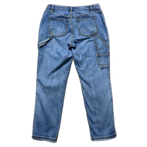 Tribal Jeans Audrey MidRise Girlfriend Carpenter Ankle Jeans size 8 - Picture 4 of 13